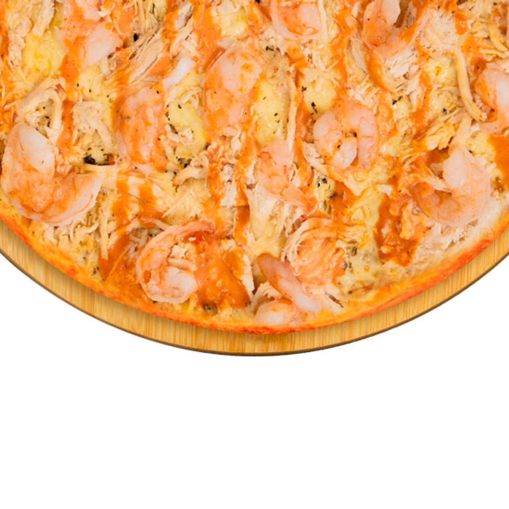 Pizza especial Pollo Camarón - Ziru's Pizza & Panzarotti